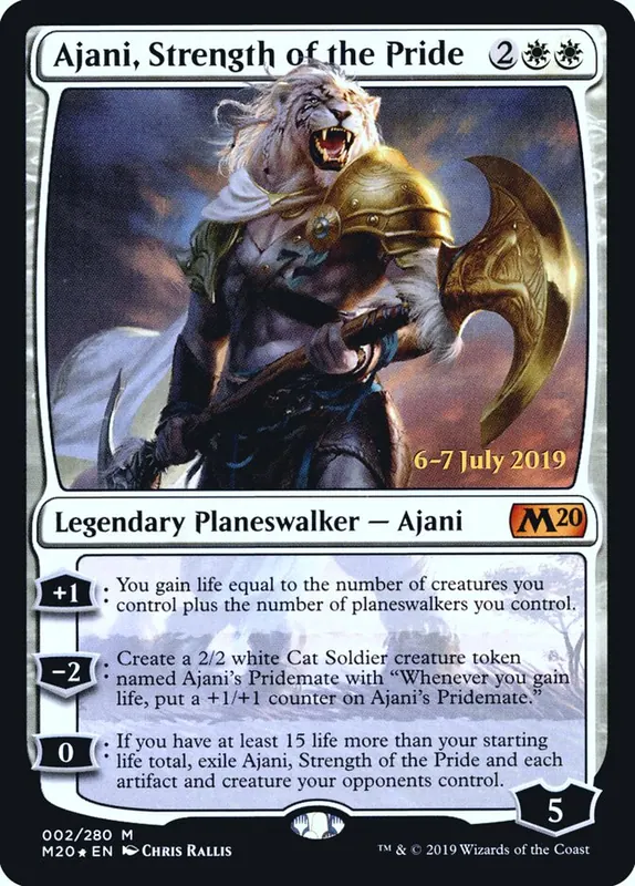 Ajani, Strength of the Pride [Core Set 2020 Promos]