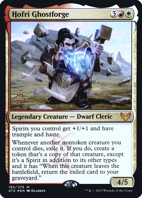 Hofri Ghostforge [Strixhaven: School of Mages Promos]