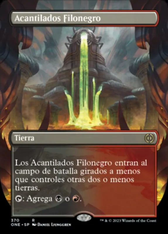 Blackcleave Cliffs [Phyrexia: All Will Be One] - Español