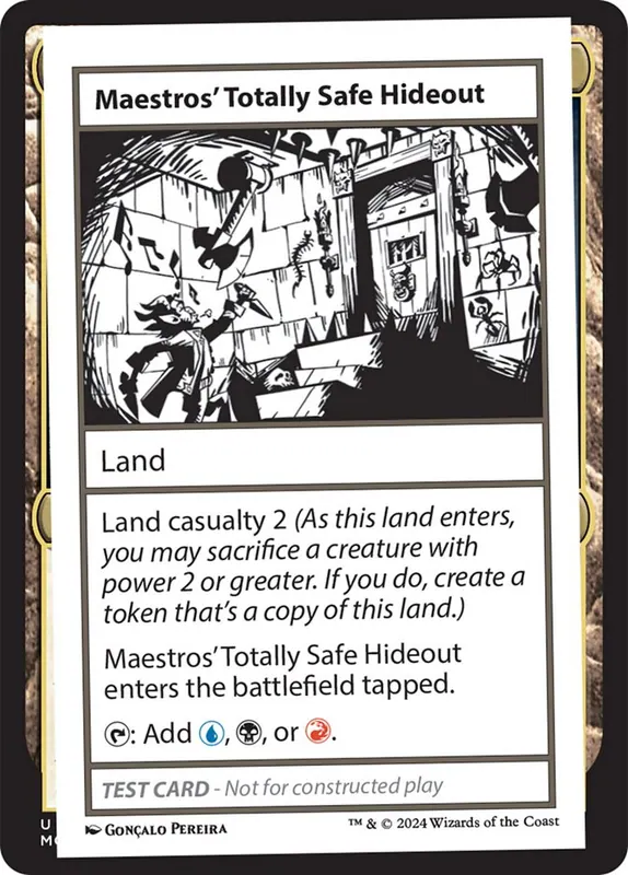 Maestros' Totally Safe Hideout [Mystery Booster 2]