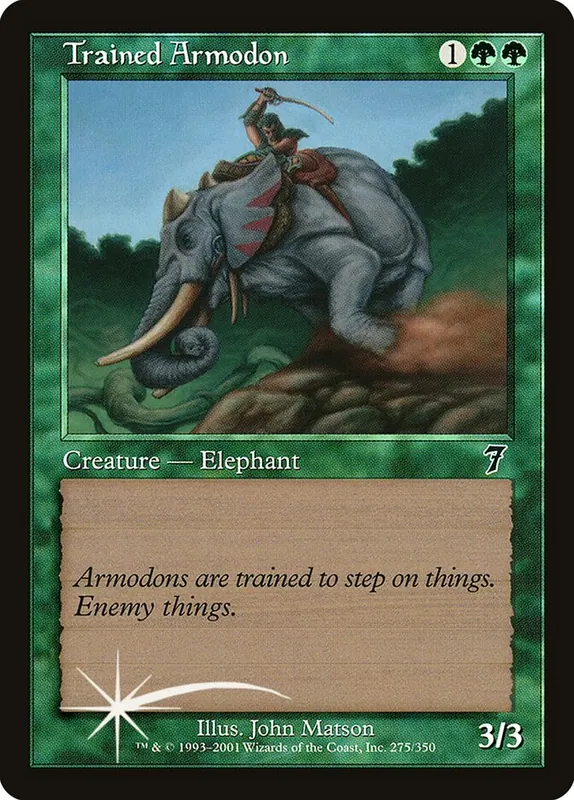 Trained Armodon [Seventh Edition]