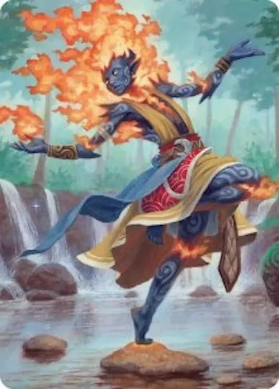Ashling, Rekindled Art Card (16/54) [Lorwyn Eclipsed Art Series]