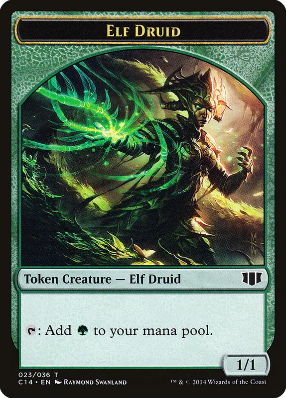 Elf Druid [Commander 2014 Tokens]