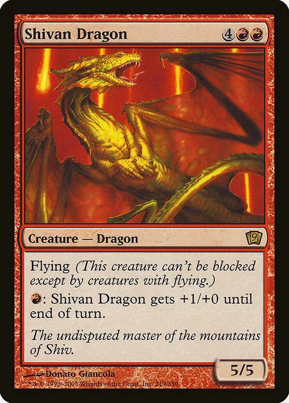 Shivan Dragon [Ninth Edition]
