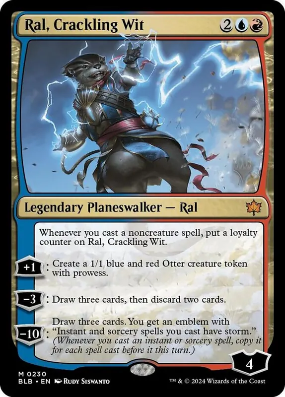 Ral, Crackling Wit [Bloomburrow Promos]