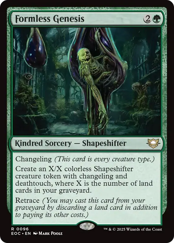 Formless Genesis [Edge of Eternities Commander]