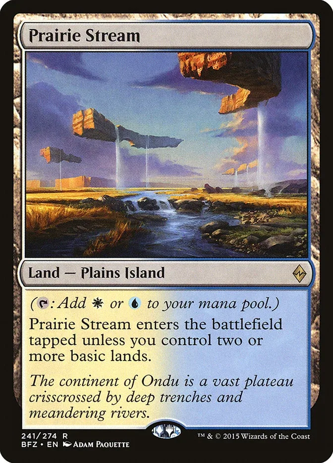 Prairie Stream - Español [Battle for Zendikar]