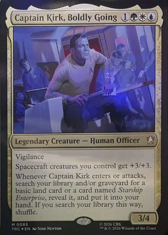 Captain Kirk, Boldly Going [Star Trek Commander]