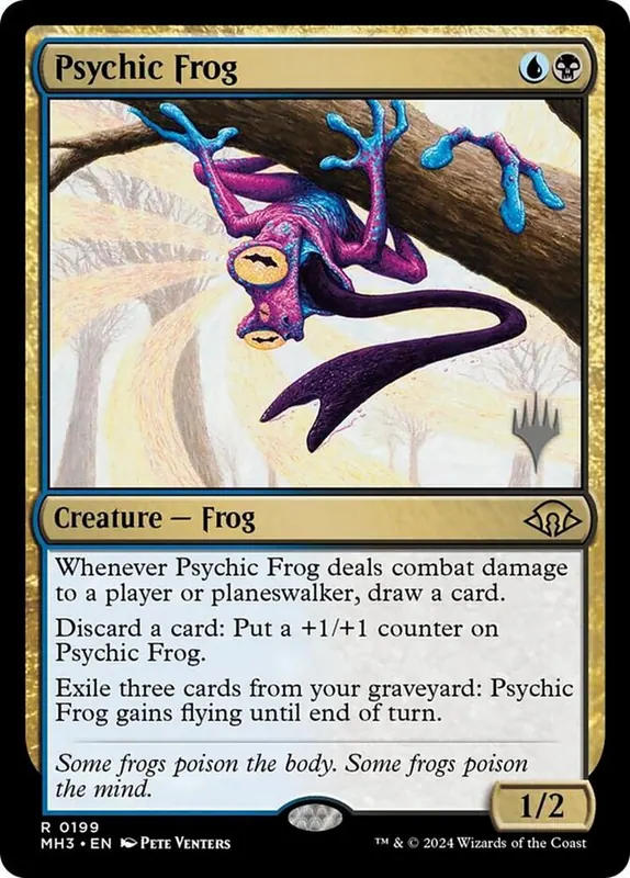 Psychic Frog [Modern Horizons 3 Promos]