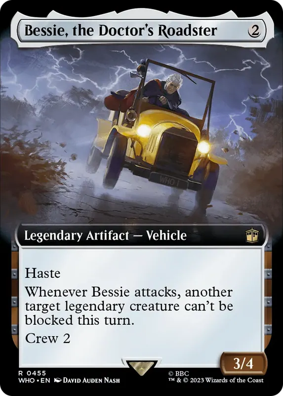 Bessie, the Doctor's Roadster (Extended Art) [Doctor Who]