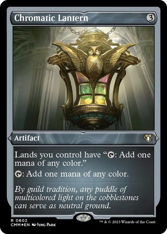 Chromatic Lantern (Foil Etched) [Commander Masters]