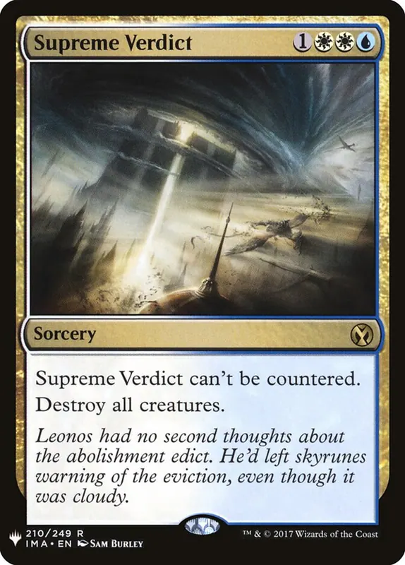 Supreme Verdict [The List]