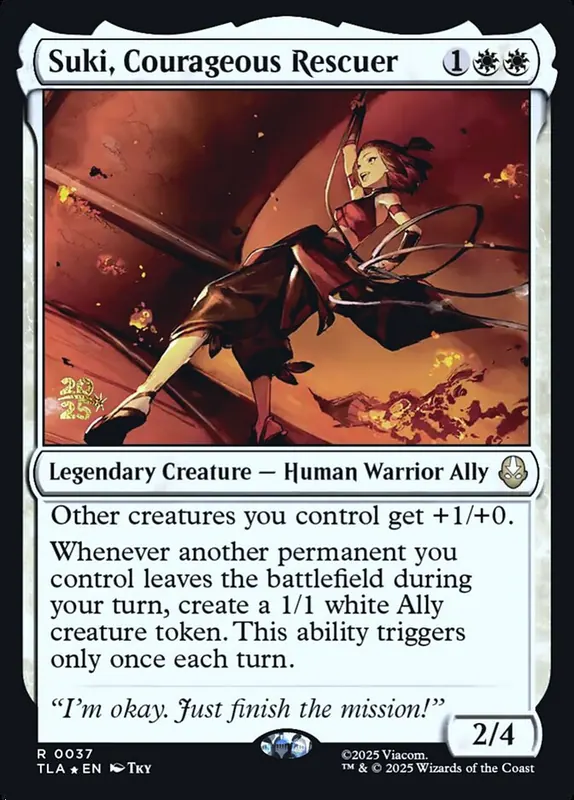Suki, Courageous Rescuer [Avatar: The Last Airbender Promos]