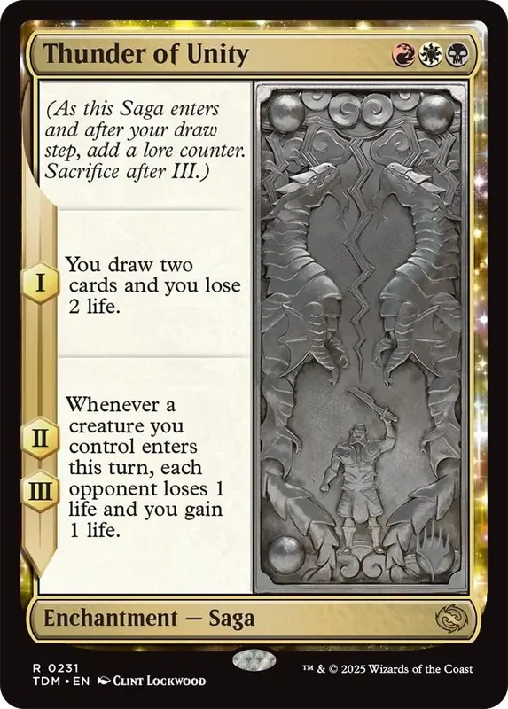 Thunder of Unity (Promo Pack) [Tarkir: Dragonstorm Promos]