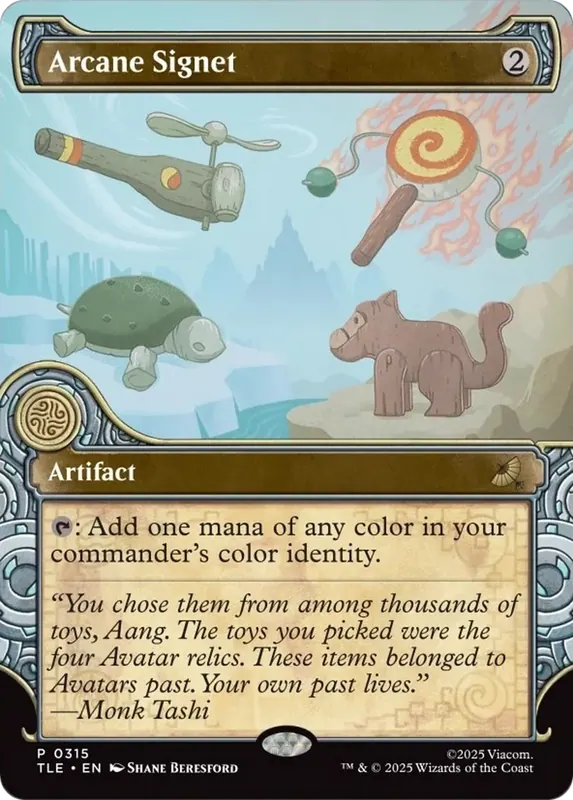 Arcane Signet (Showcase) [Avatar: The Last Airbender: Eternal-Legal]