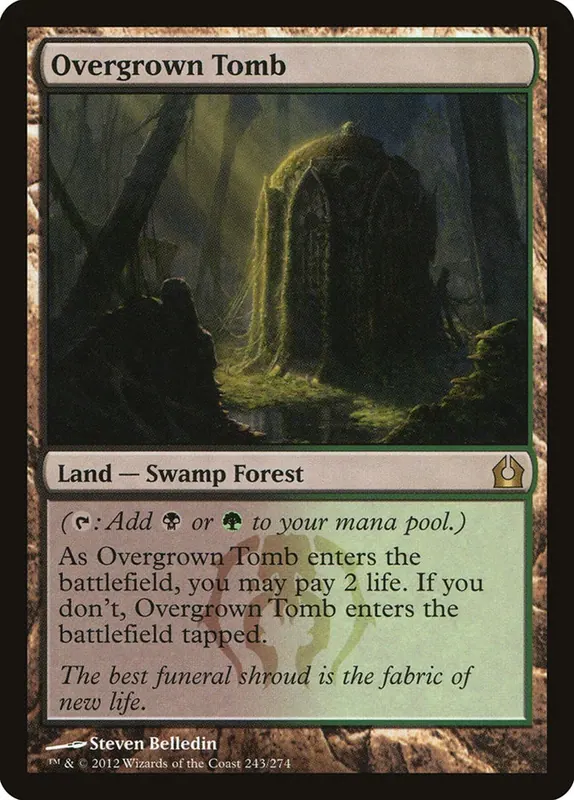 Overgrown Tomb [Return to Ravnica] - Japones