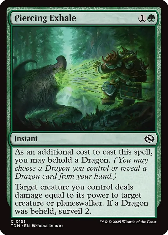 Piercing Exhale [Tarkir: Dragonstorm]