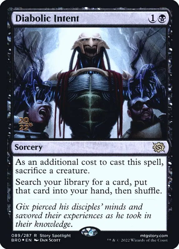 Diabolic Intent [The Brothers' War Promos]