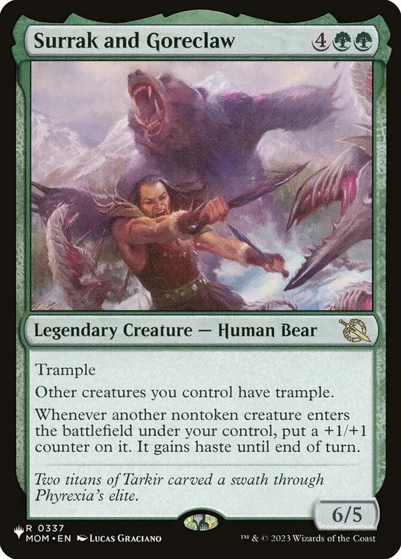 Surrak and Goreclaw [The List]