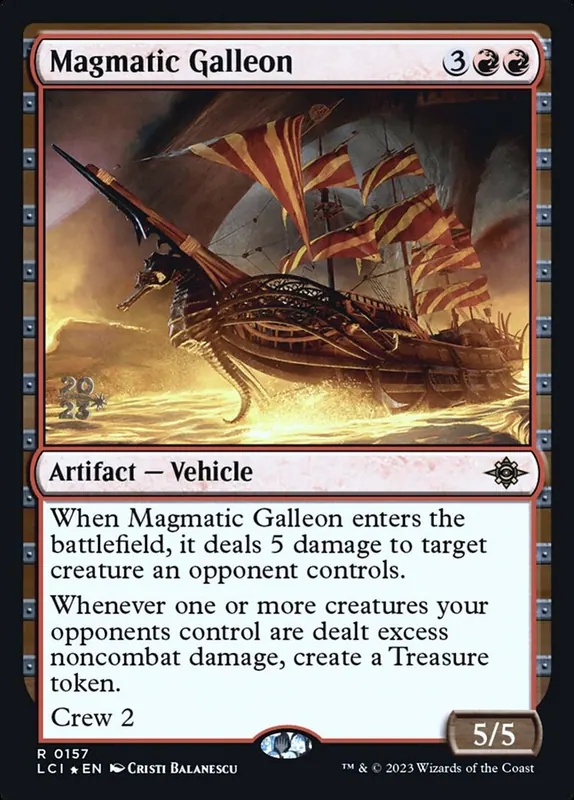 Magmatic Galleon [The Lost Caverns of Ixalan Promos]