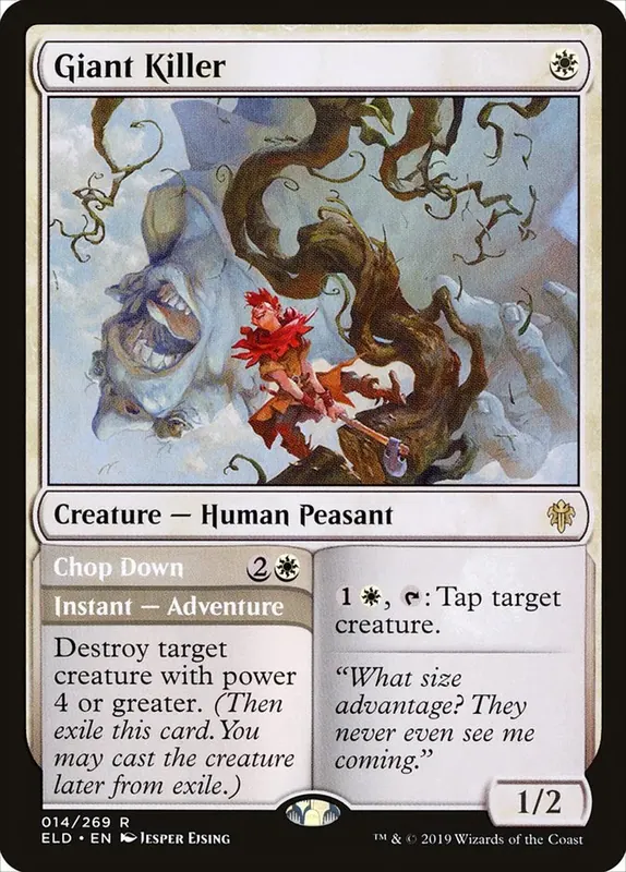 Giant Killer // Chop Down [Throne of Eldraine] - Español