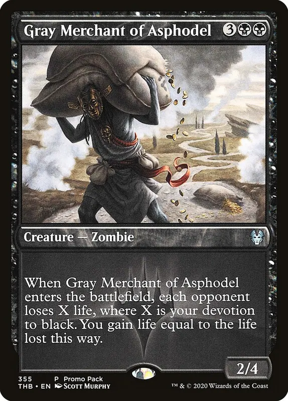 Gray Merchant of Asphodel [Theros Beyond Death]
