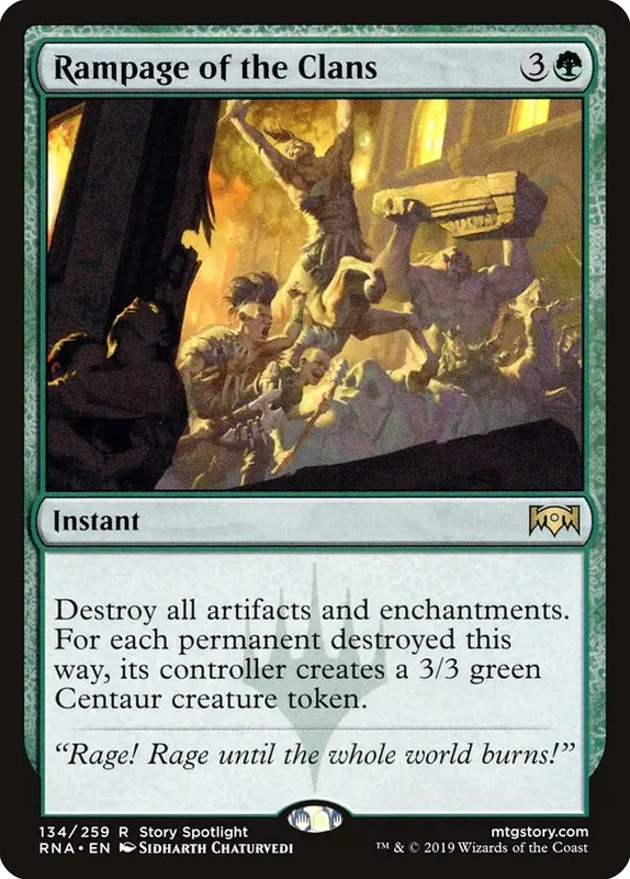 Rampage of the Clans - Español [Ravnica Allegiance]