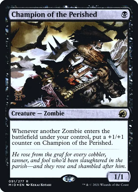 Champion of the Perished [Innistrad: Midnight Hunt Promos]