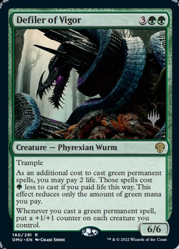 Defiler of Vigor (Promo Pack) [Dominaria United Promos] - Español