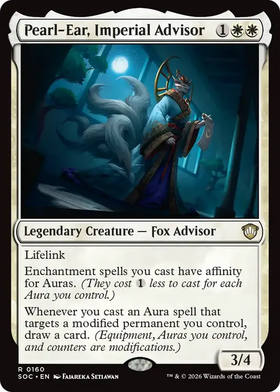 Pearl-Ear, Imperial Advisor [Secrets of Strixhaven Commander]