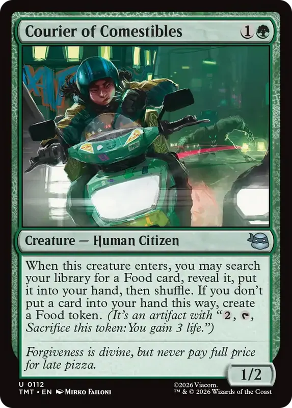 Courier of Comestibles [Teenage Mutant Ninja Turtles]