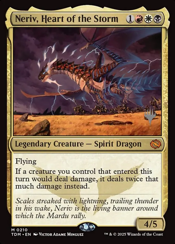 Neriv, Heart of the Storm [Tarkir: Dragonstorm Promos]