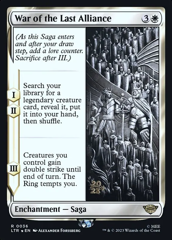 War of the Last Alliance [Tales of Middle-earth Promos]