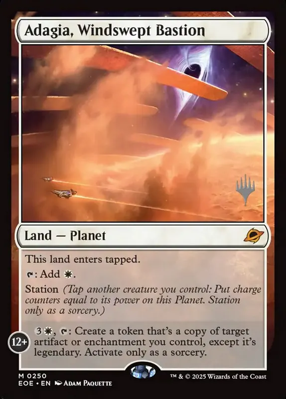 Adagia, Windswept Bastion [Edge of Eternities Promos]