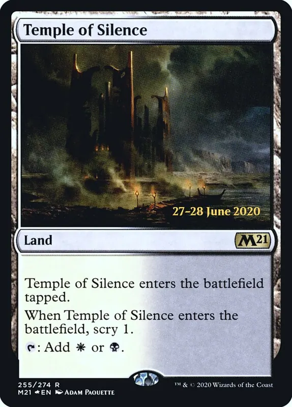 Temple of Silence [Core Set 2021 Promos]