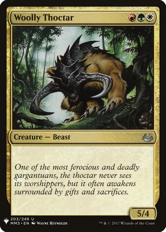 Woolly Thoctar [The List]