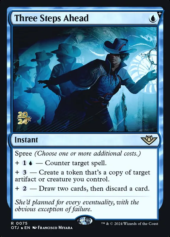 Three Steps Ahead [Outlaws of Thunder Junction Promos]