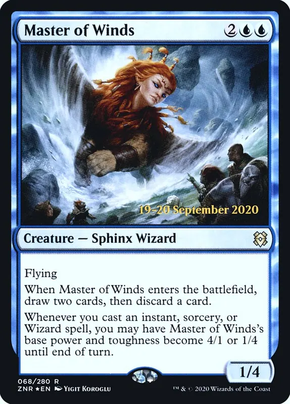 Master of Winds [Zendikar Rising Promos]