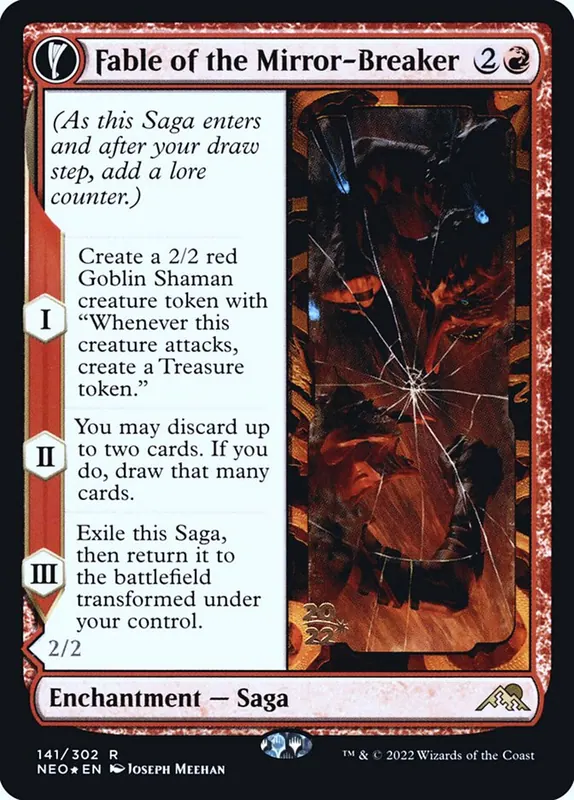 Fable of the Mirror-Breaker // Reflection of Kiki-Jiki [Kamigawa: Neon Dynasty Promos]