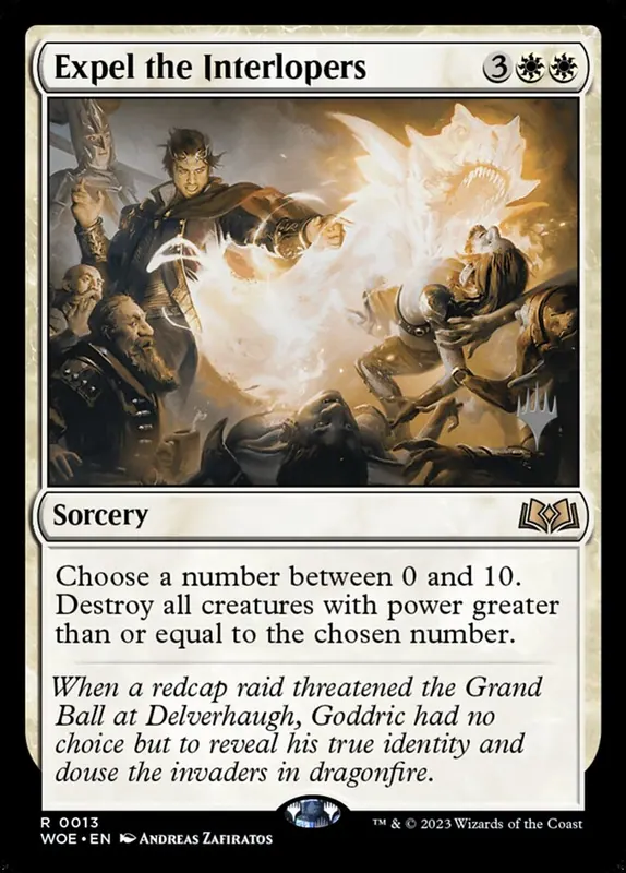 Expel the Interlopers [Wilds of Eldraine Promos]