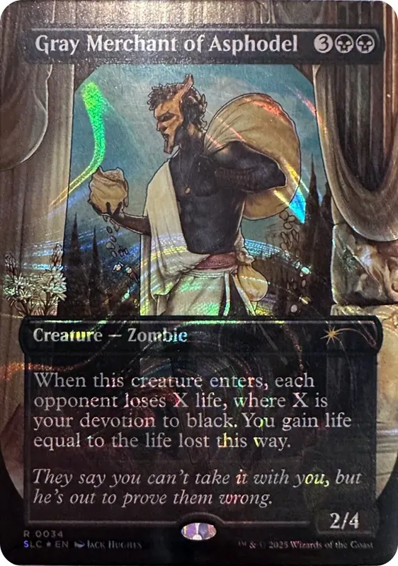 Gray Merchant of Asphodel (Halo Foil) [Secret Lair Countdown Kit]