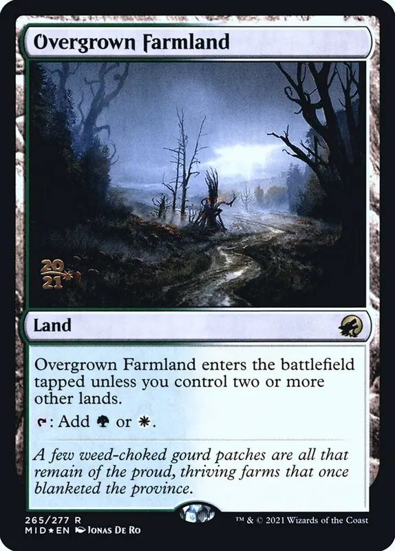 Overgrown Farmland [Innistrad: Midnight Hunt Promos]