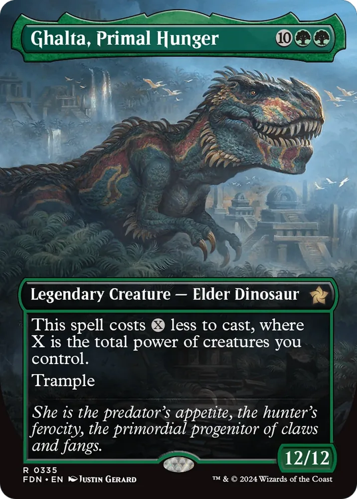 Ghalta, Primal Hunger (Borderless) - Español [Foundations]