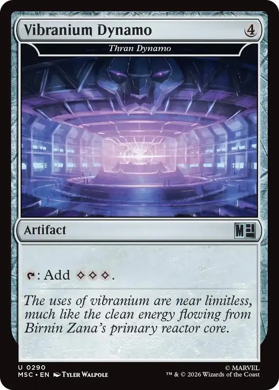 Vibranium Dynamo - Thran Dynamo (Surge Foil) [Marvel Super Heroes Commander]