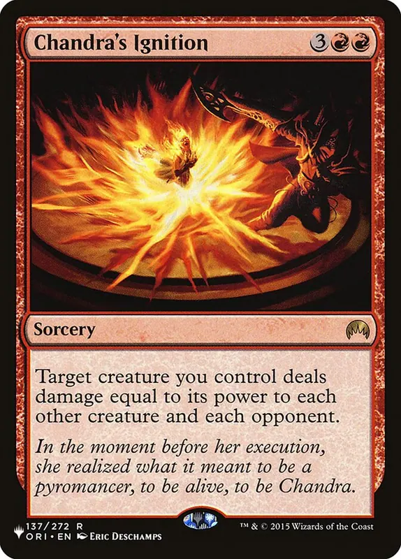 Chandra's Ignition [The List]