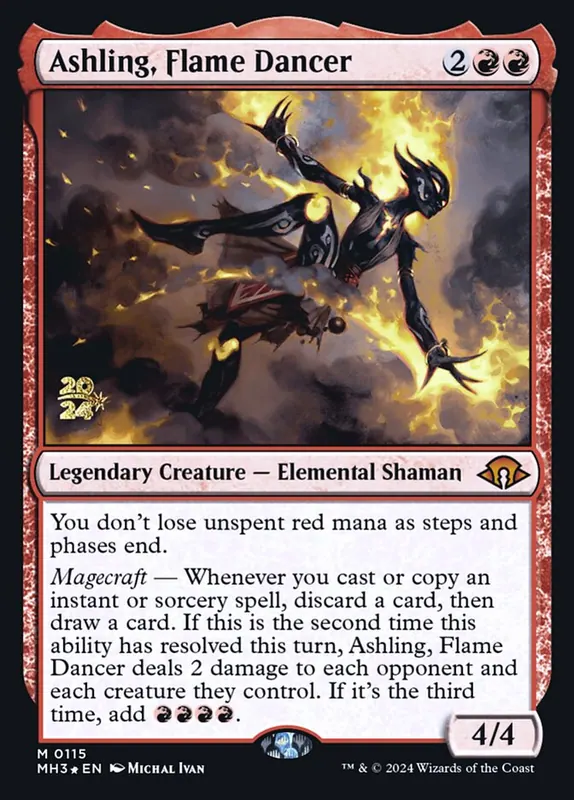 Ashling, Flame Dancer [Modern Horizons 3 Promos]
