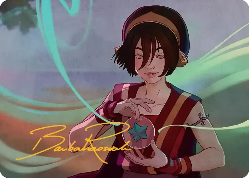 Toph, the First Metalbender Art Card (Gold-Stamped Signature) [Avatar: The Last Airbender Art Series]