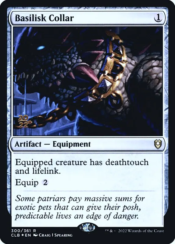 Basilisk Collar [Battle for Baldur's Gate Promos]