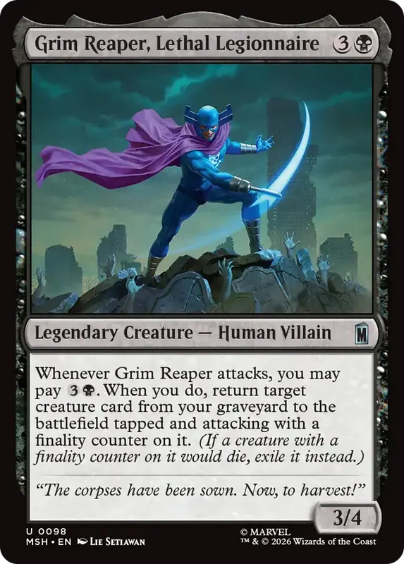 Grim Reaper, Lethal Legionnaire [Marvel Super Heroes]