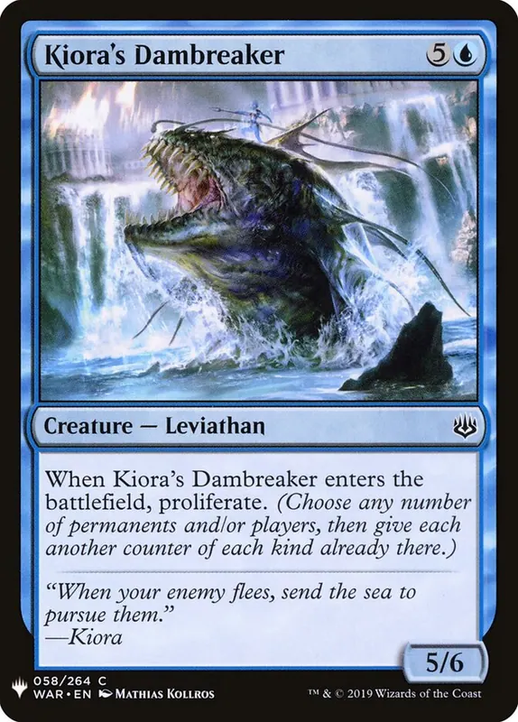 Kiora's Dambreaker [The List]